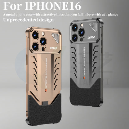 2025 New Supercar Design Metal Heat Dissipation Phone Case