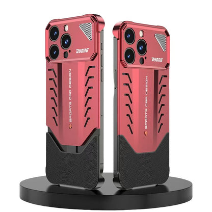 2025 New Supercar Design Metal Heat Dissipation Phone Case