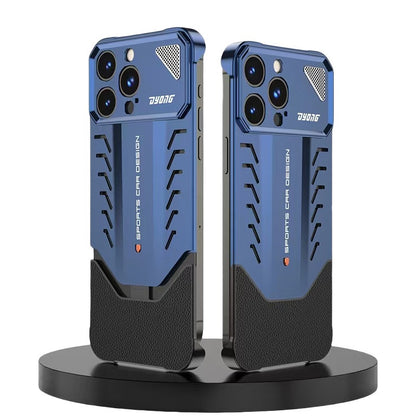 2025 New Supercar Design Metal Heat Dissipation Phone Case