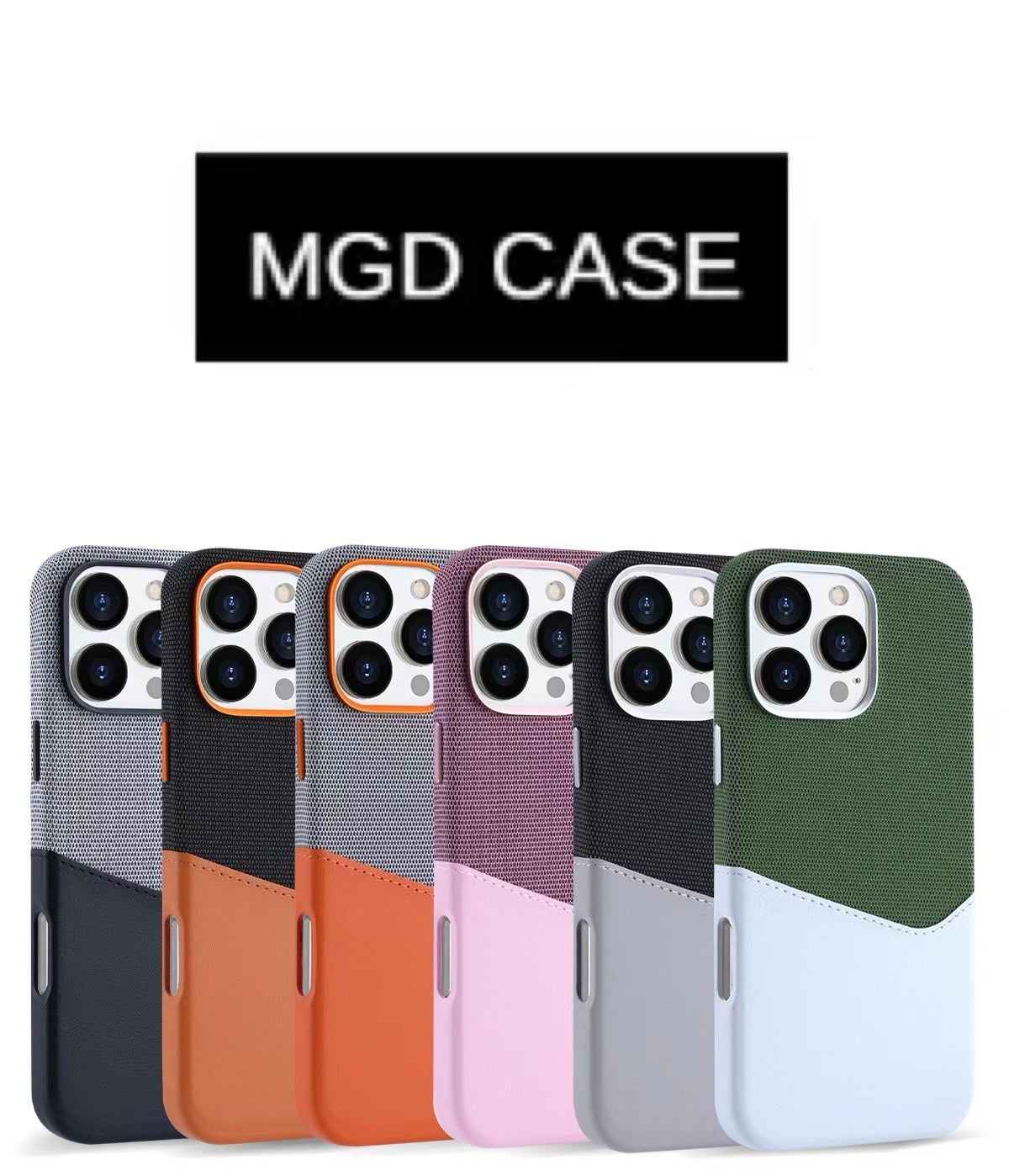 Unique Leather Textured Stitching Magnetic Card Slot Phone Case