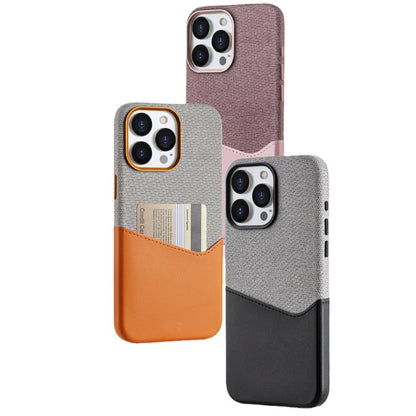 Unique Leather Textured Stitching Magnetic Card Slot Phone Case