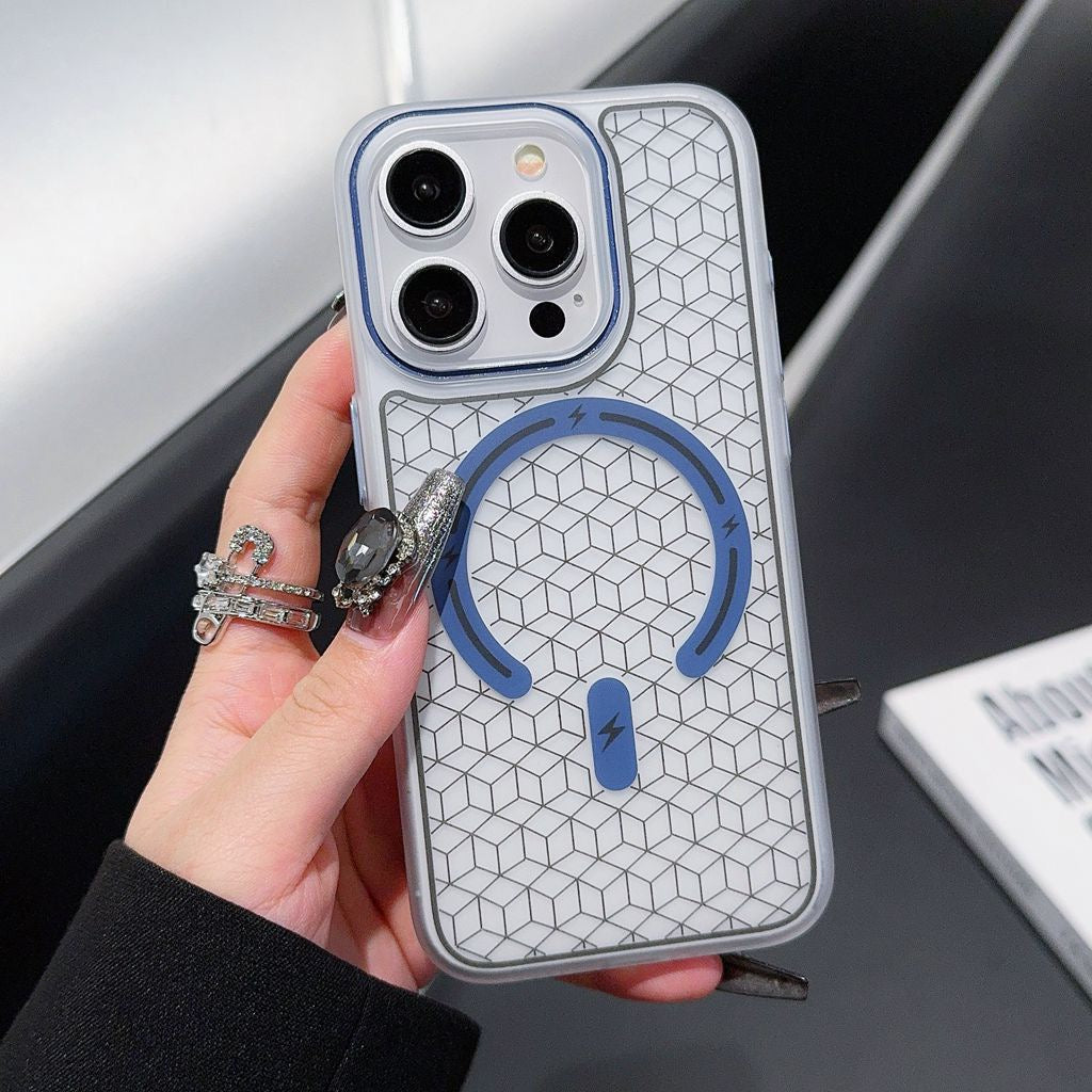 Lightning Frosted Magnetic Phone Case