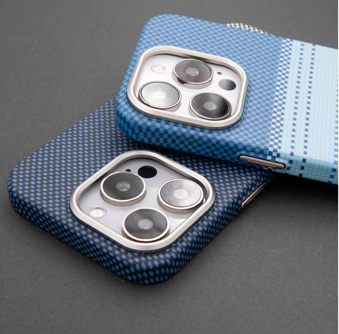 Carbon Fiber Textured Magnetic Anti-fall Phone Case