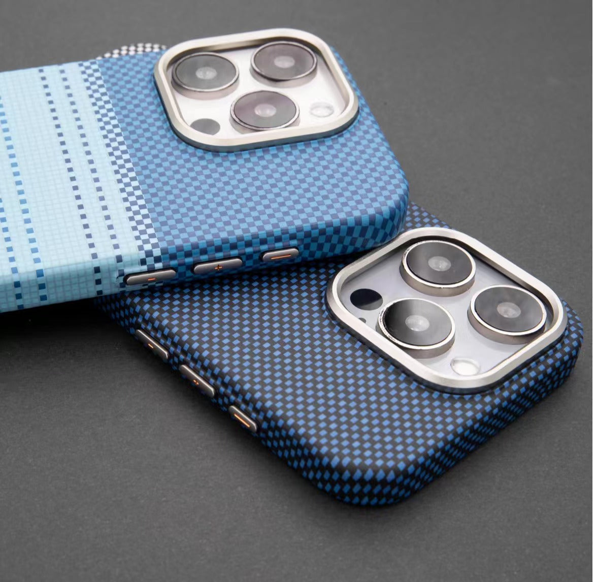 Carbon Fiber Textured Magnetic Anti-fall Phone Case