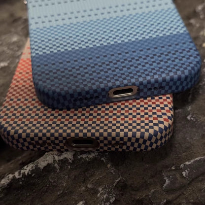 Carbon Fiber Textured Magnetic Anti-fall Phone Case