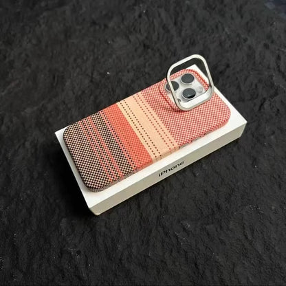 Carbon Fiber Textured Magnetic Anti-fall Phone Case