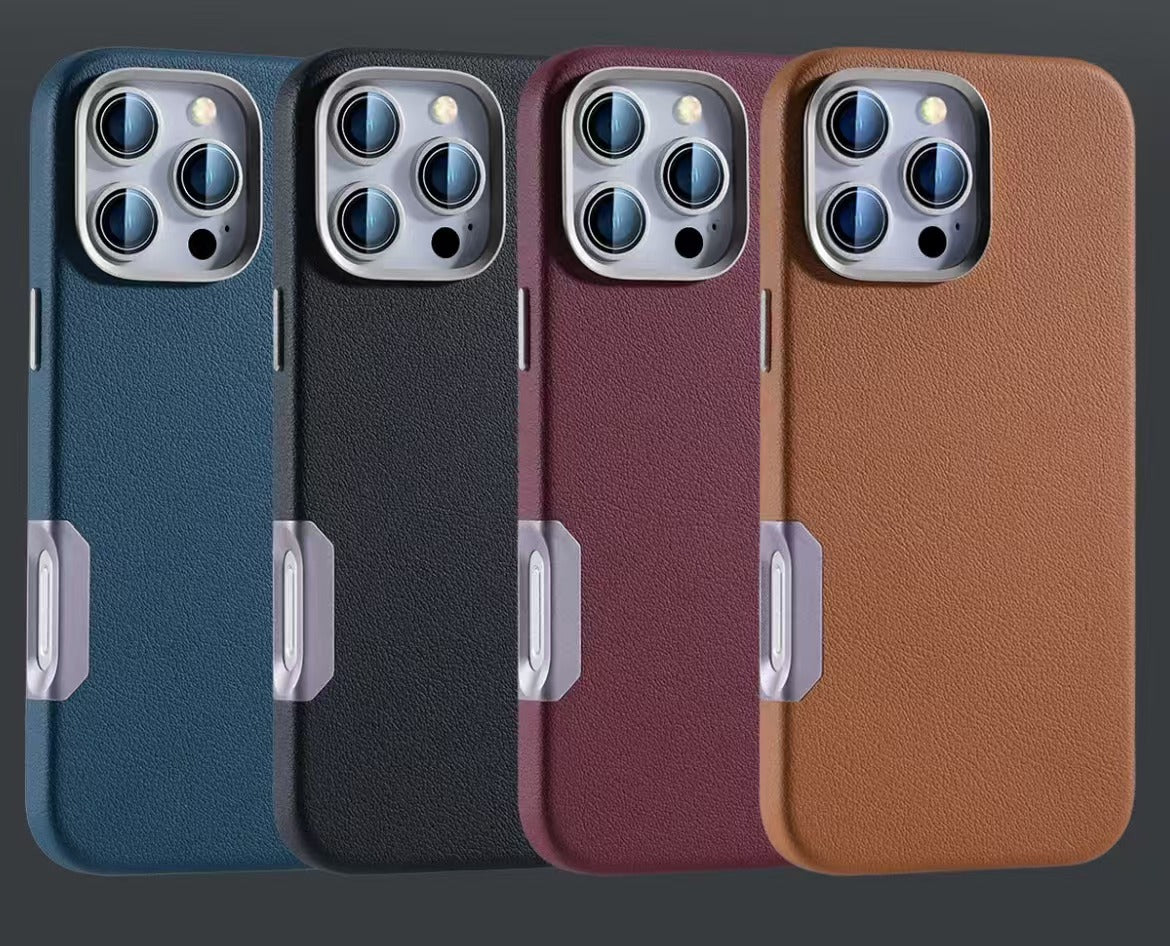 Frosted Leather Magnetic Mobile Phone Case
