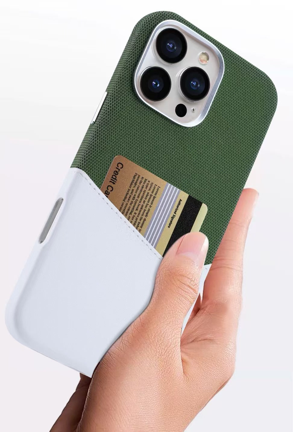 Unique Leather Textured Stitching Magnetic Card Slot Phone Case