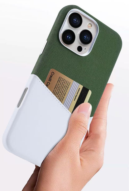 Unique Leather Textured Stitching Magnetic Card Slot Phone Case