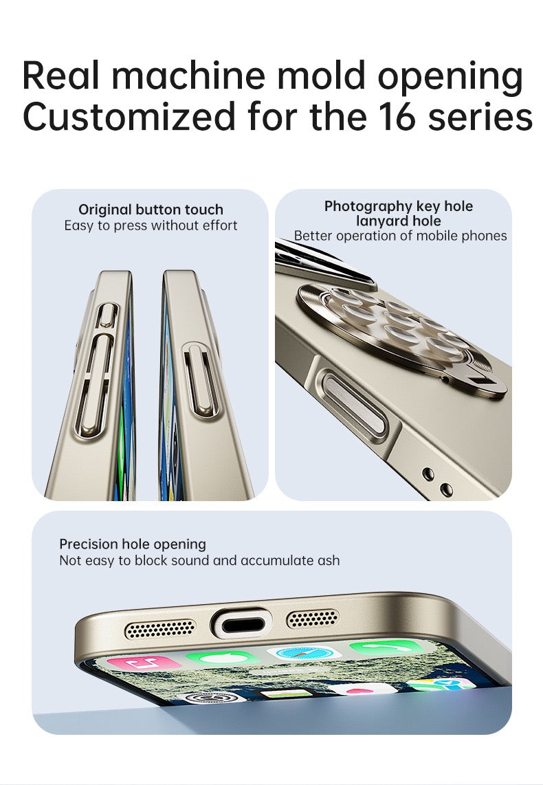 Large window lens protection suction cup magnetic stand phone case