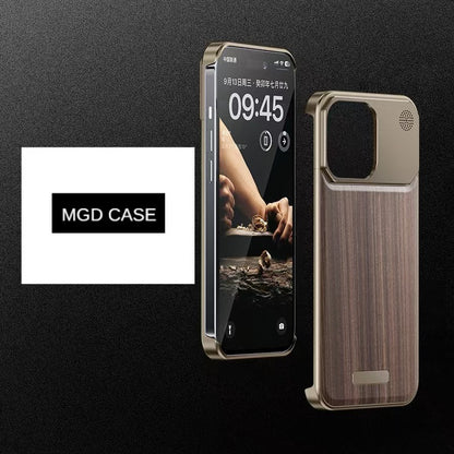 New Walnut Metal Aromatherapy Phone Case