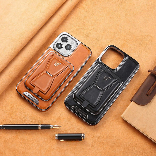 Leather Card Holder Magnetic Holder Phone Case