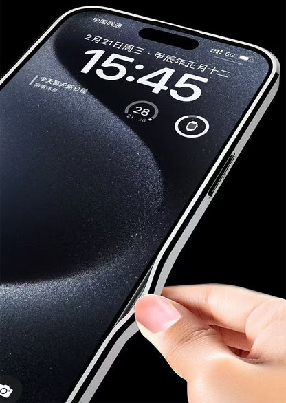 Advanced Electroplated Imitation Leather Magnetic Phone Case