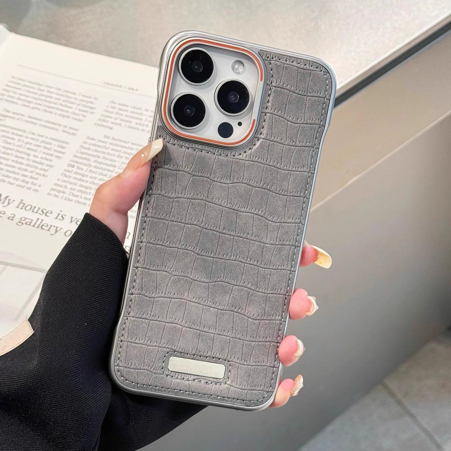 Frameless Leather Magnetic Phone Case