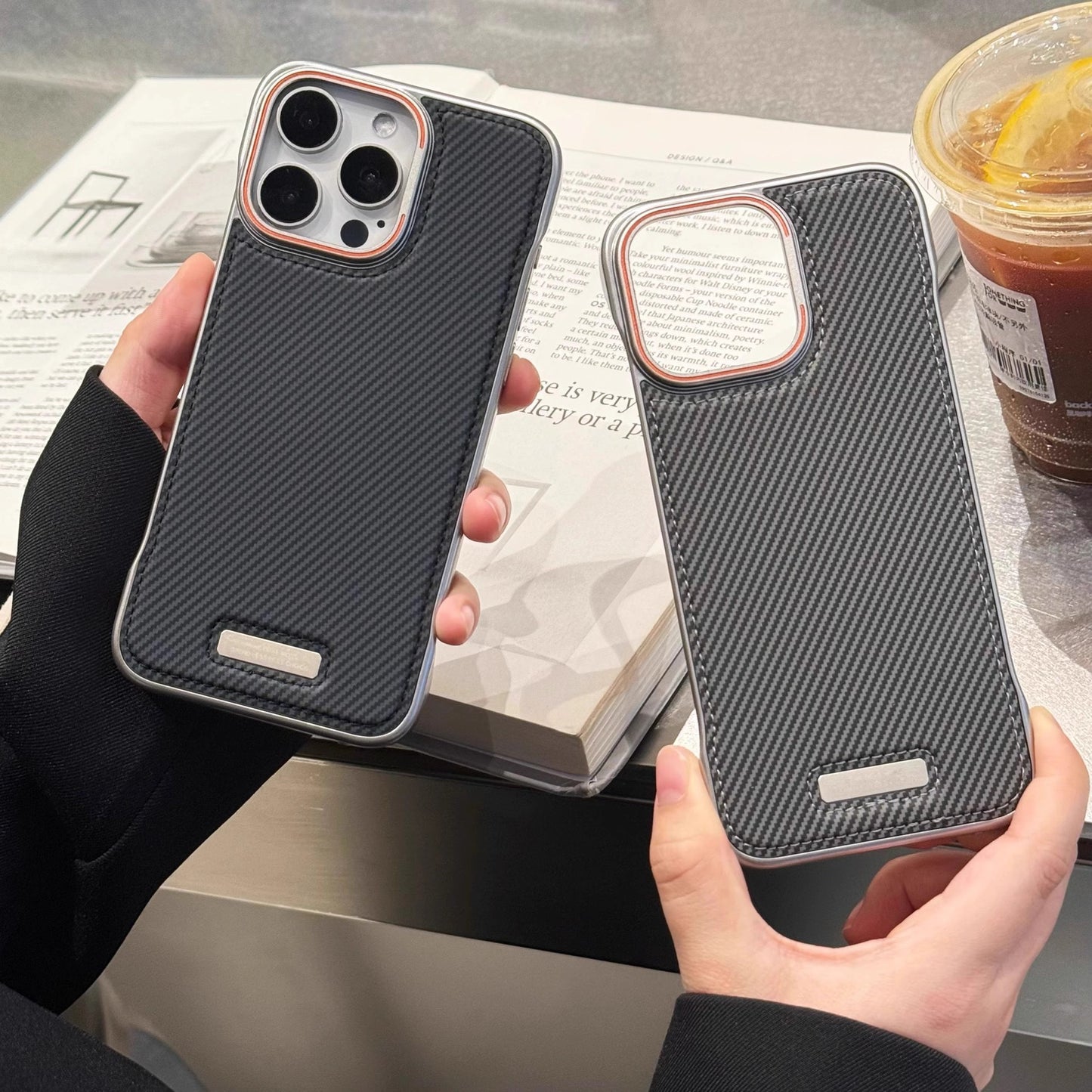 Frameless Leather Magnetic Phone Case