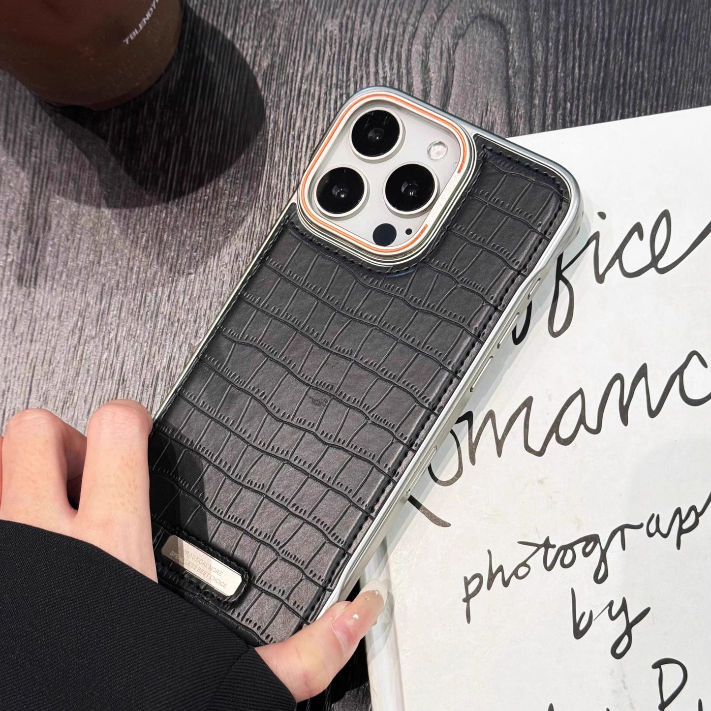 Frameless Leather Magnetic Phone Case