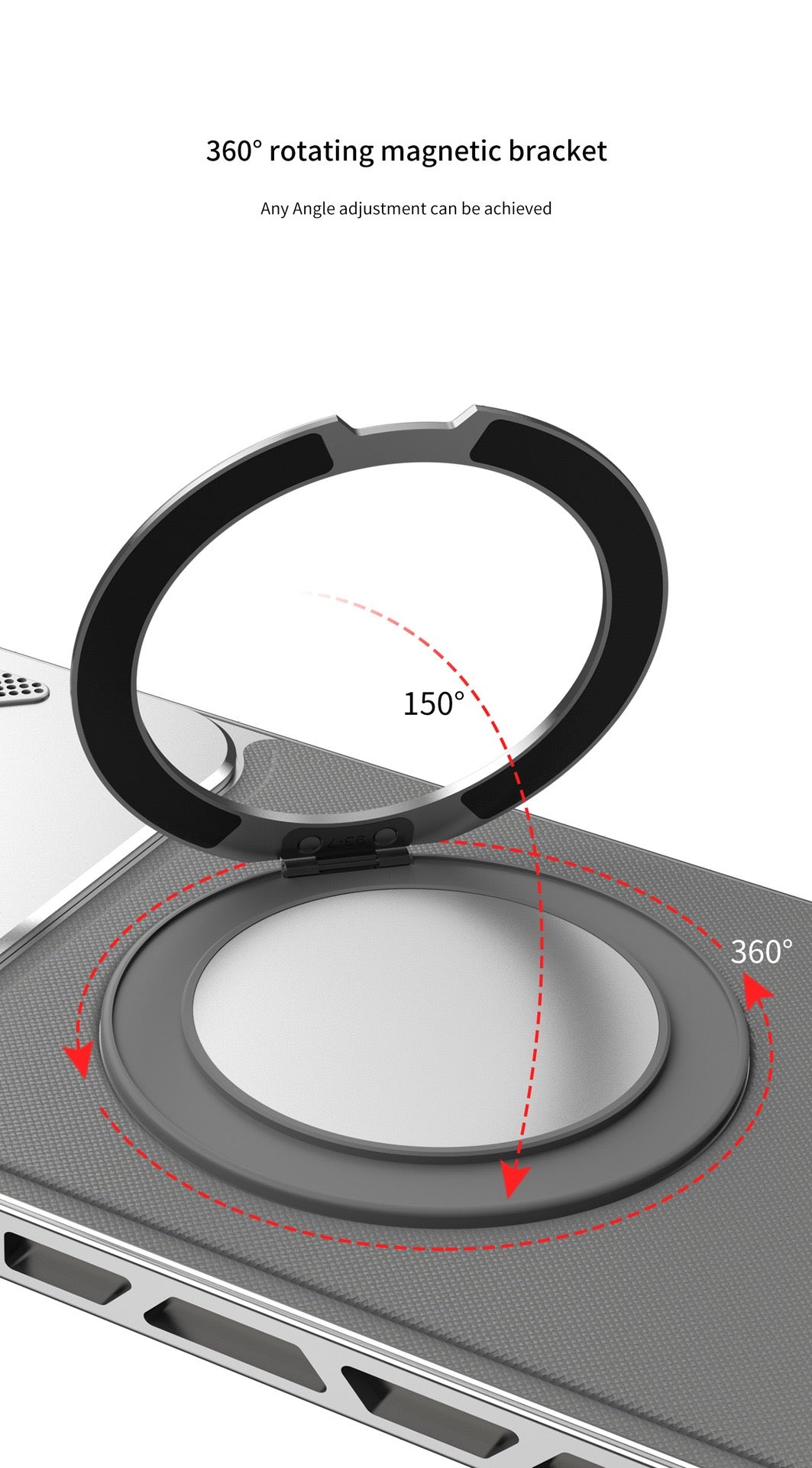 Luxury Metal Leather Buckle Magnetic Phone Case