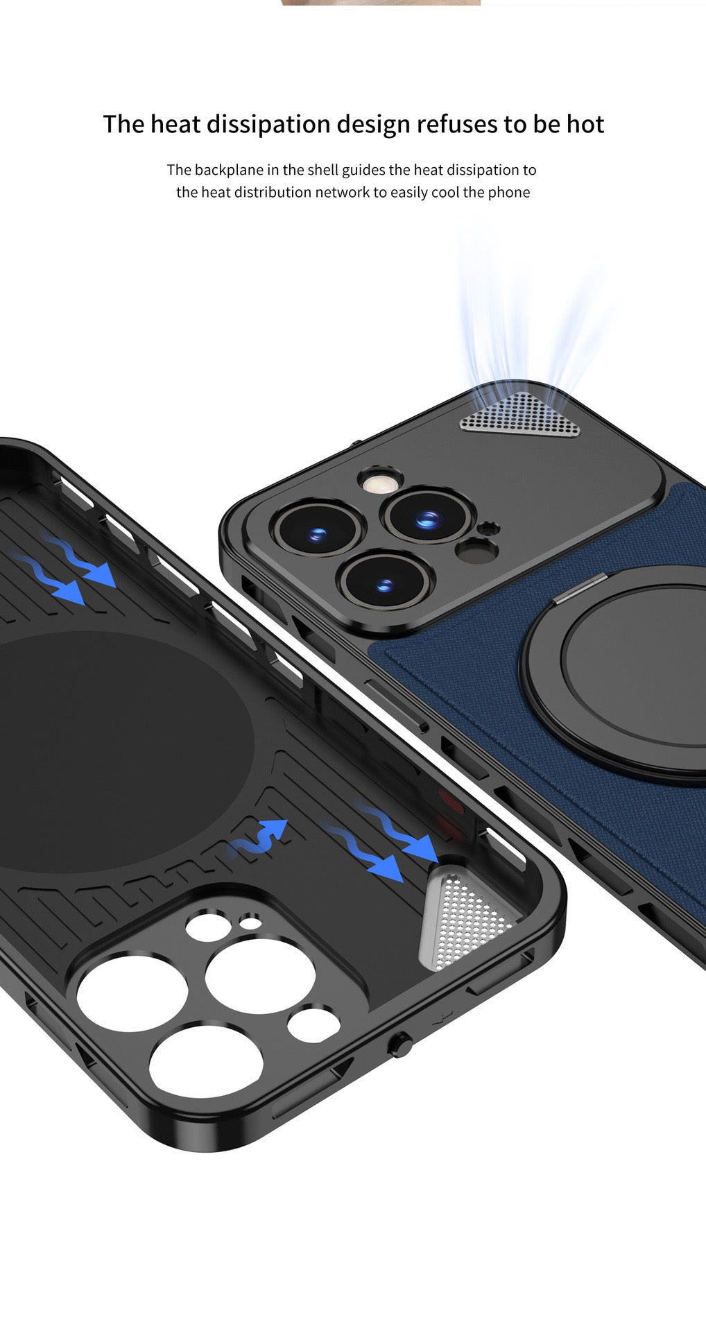 Luxury Metal Leather Buckle Magnetic Phone Case