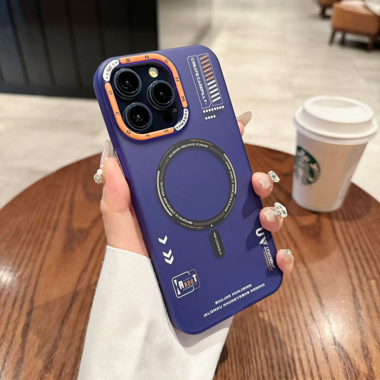 Tech Style Magnetic Frosted Phone Case