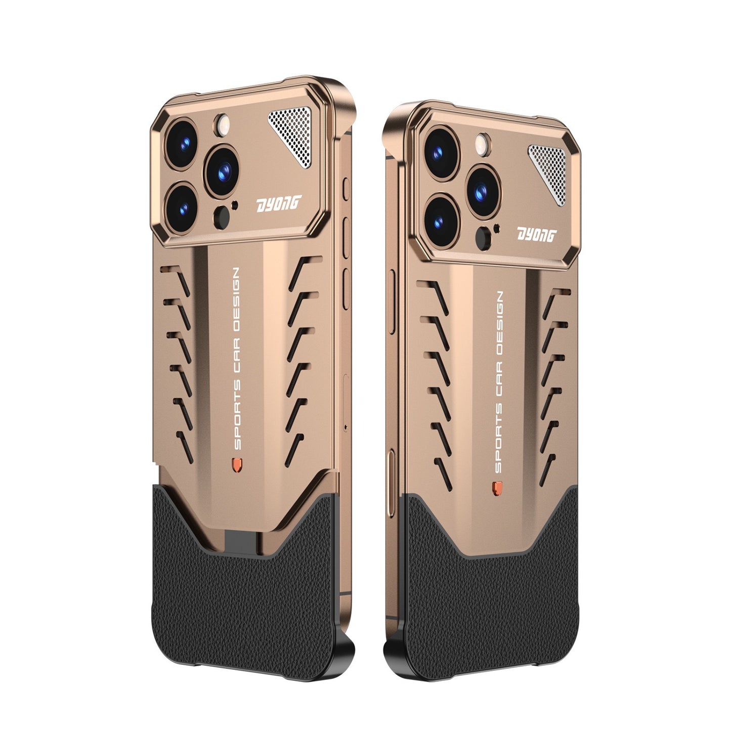 2025 New Supercar Design Metal Heat Dissipation Phone Case