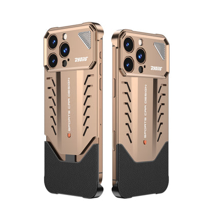 2025 New Supercar Design Metal Heat Dissipation Phone Case