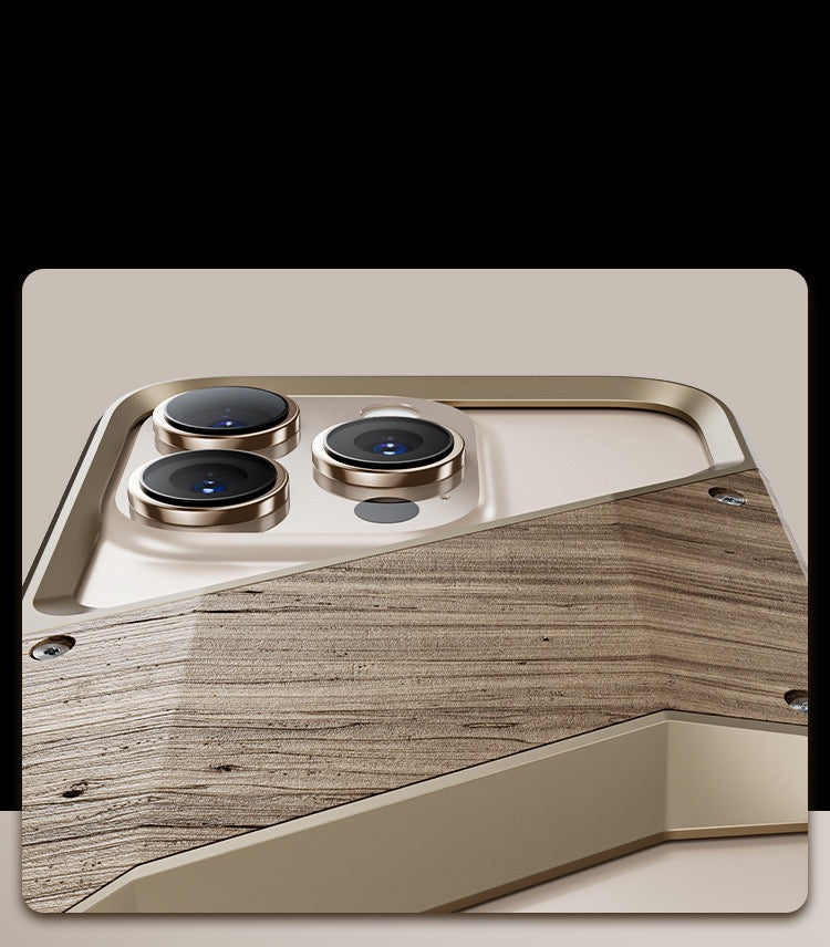 Original Wood Metal Heat Dissipation Phone Case