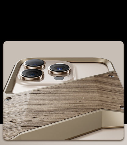 Original Wood Metal Heat Dissipation Phone Case