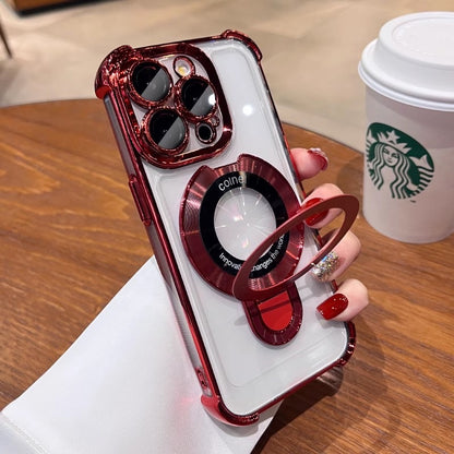 Fashion Anti-fall Bracket Magnetic Phone Case
