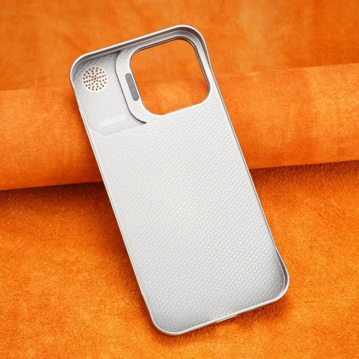 Lens Holder Leather Magnetic Phone Case