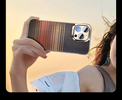 Kevlar Elegant Magnetic Carbon Fiber Pattern Phone Case