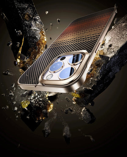 Kevlar Elegant Magnetic Carbon Fiber Pattern Phone Case