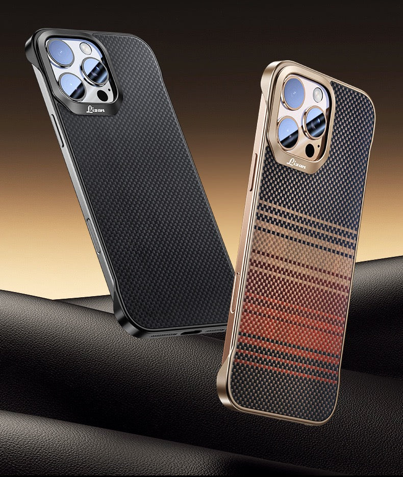 Kevlar Elegant Magnetic Carbon Fiber Pattern Phone Case