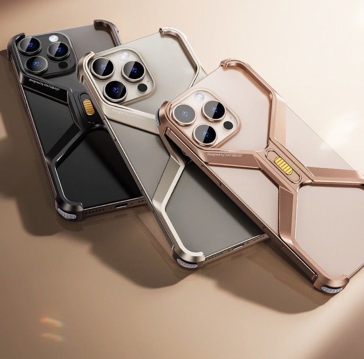 Personalized X Metal Anti-fall Phone Case