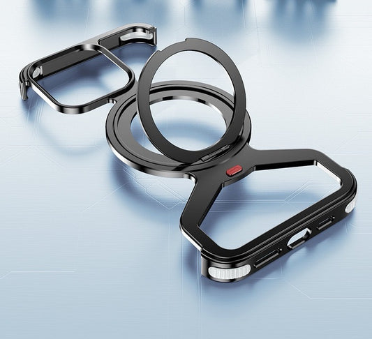 Personalized Metal Frameless Anti-fall Snap Buckle Magnetic Mobile Phone Case