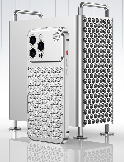 Metal Snap Lens Protection Aromatherapy Heat Dissipation Mobile Phone Case