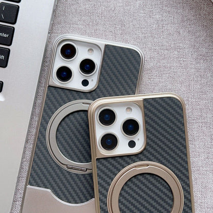 Metal Telescopic Buckle Bracket Magnetic Phone Case