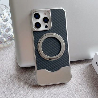 Metal Telescopic Buckle Bracket Magnetic Phone Case