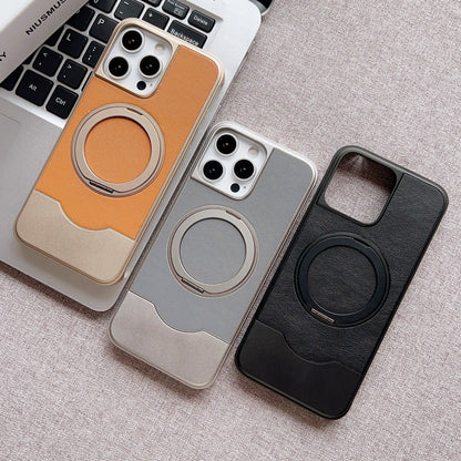 Metal Telescopic Buckle Bracket Magnetic Phone Case