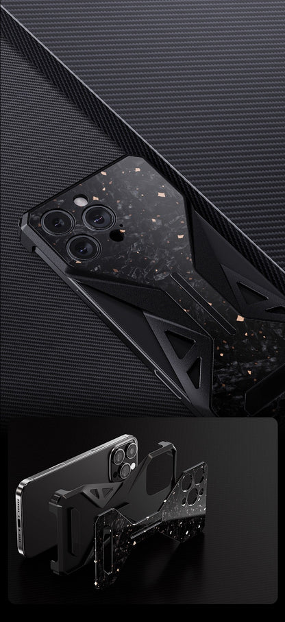 New forged carbon fiber aluminum alloy phone case