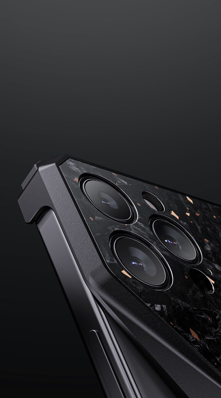 New forged carbon fiber aluminum alloy phone case