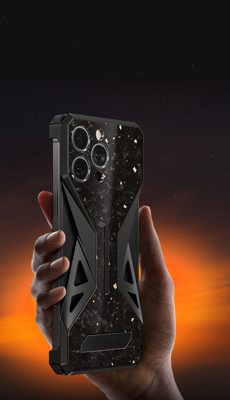 New forged carbon fiber aluminum alloy phone case