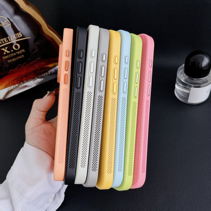 New summer breathable heat dissipation mesh magnetic suction anti-fall mobile phone case