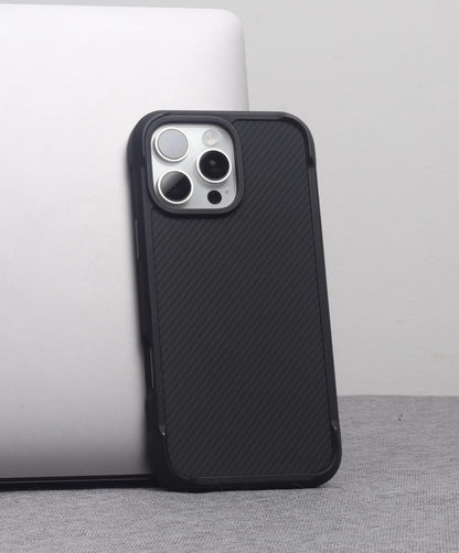 Kevlar Carbon Fiber Leather Anti-Fall Magnetic Phone Case