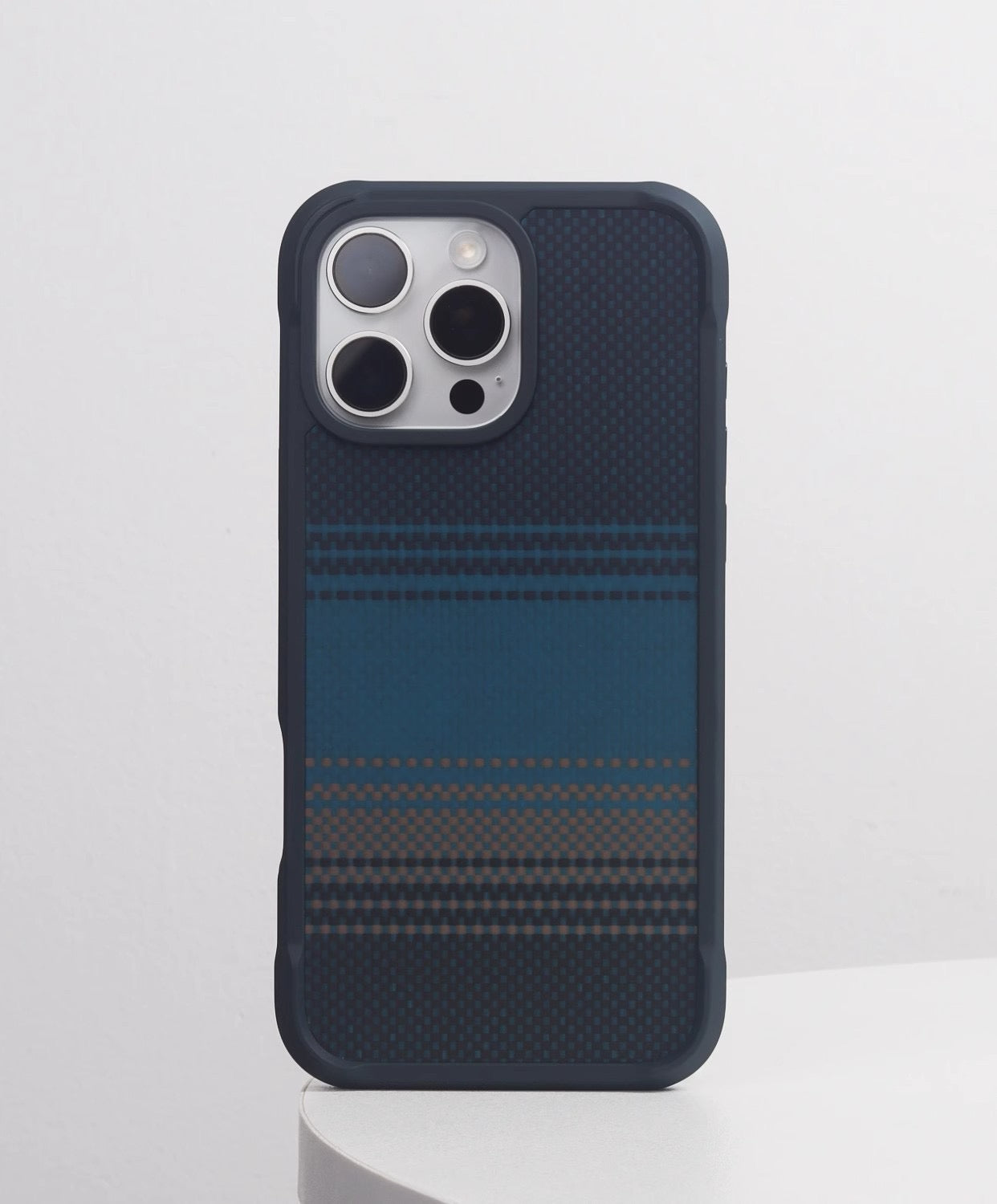 Kevlar Carbon Fiber Leather Anti-Fall Magnetic Phone Case
