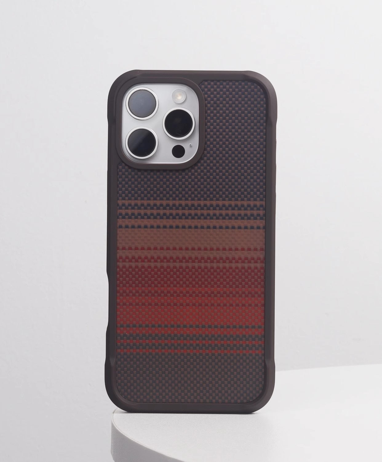 Kevlar Carbon Fiber Leather Anti-Fall Magnetic Phone Case