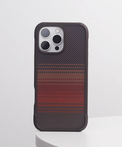 Kevlar Carbon Fiber Leather Anti-Fall Magnetic Phone Case