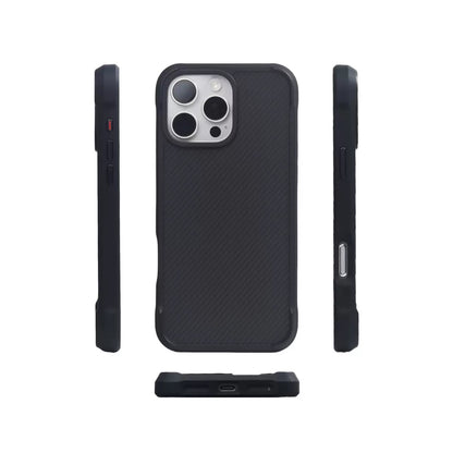 Kevlar Carbon Fiber Leather Anti-Fall Magnetic Phone Case