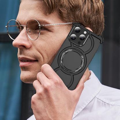 Audi Ring Metal Magnetic Rotating Bracket Phone Case