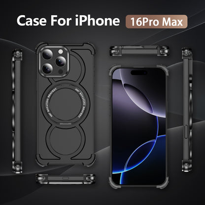 Audi Ring Metal Magnetic Rotating Bracket Phone Case