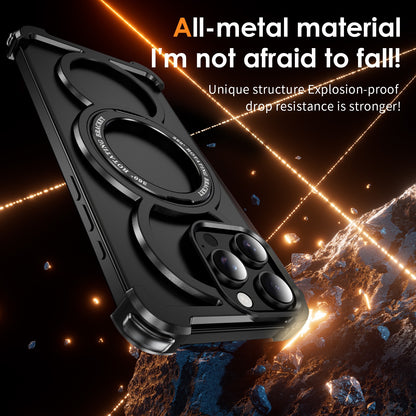 Audi Ring Metal Magnetic Rotating Bracket Phone Case